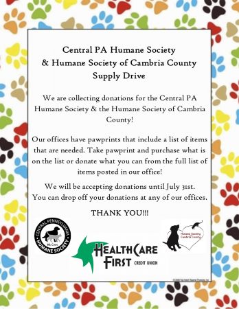 CPHS & HSCC Supply Drive