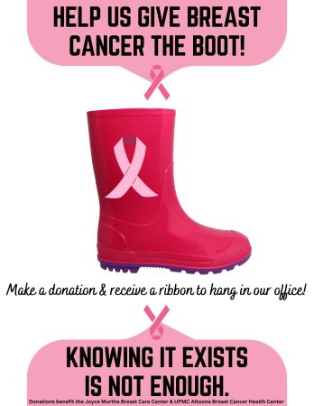 Help Us Give Breast Cancer the Boot Healthcare First Credit Union
